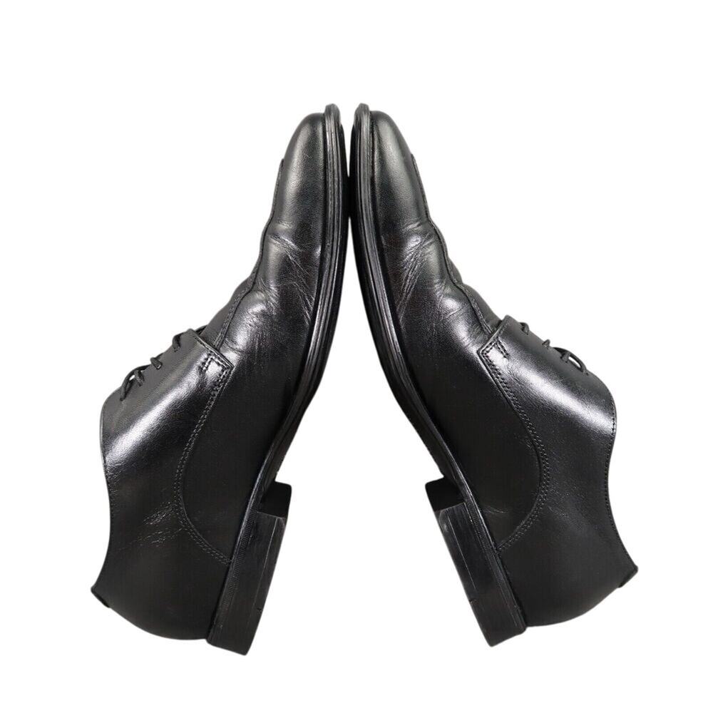 Cole Haan Shoes Mens 8.5 Oxford Classic Formal Leather Black Dress Event Lace Up - Picture 8 of 14